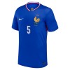 Maillot de Supporter France Kounde 5 Domicile Euro 2024 Pour Homme